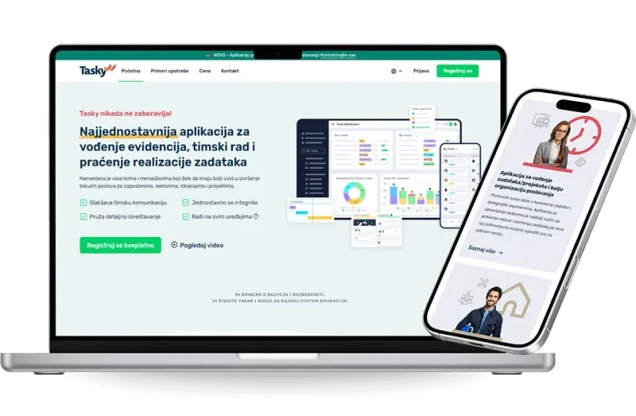 Tasky SaaS web aplikacija